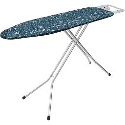 Прасувальна дошка Casa Si Ben 110x30 см Silver with White/Blue Plants (CS98090G323)