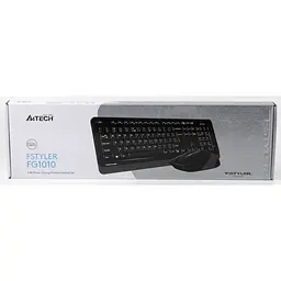Комплект клавіатура + миша A4Tech Fstyler FG1010 Black/Grey - мініатюра 7