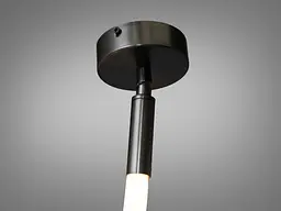 Стельова люстра LED Diasha SY9610-1500BHR Шланг 17W, 3000K, чорний хром, для коридору, спальні, кухні, кафе - мініатюра 4