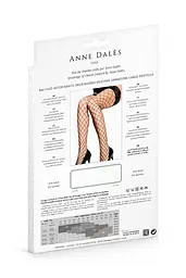 Панчохи у велику сітку Anne De Ales ERICA Розмір: T4, Колір: Чорний