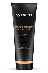 Масажний крем Wicked Sensual 120 мл з ароматом апельсинової квітки та пачулі