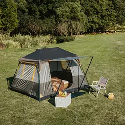 Намет чотиримісний для кемпінгу Naturehike Cape Series 5.2 (CNK2450WS037) сіро-коричневий - мініатюра 7