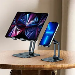 Тримач Baseus Desktop Biaxial Foldable Metal Stand (for Phones 7") (LUSZ000013) - мініатюра 6