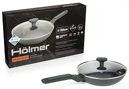 Сковорода універсальна Holmer Modern з кришкою 26 см FP-22726-SGMGL - мініатюра 9