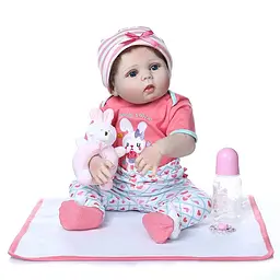 Силіконова колекційна лялька реборн reborn дівчина нана Reborn Dolls det0018828 - мініатюра 2