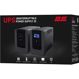 Лінійно-інтерактивний ДБЖ 2E DD1500, 1500VA/900W, LCD, USB, 3xSchuko (2E-DD1500) - мініатюра 4