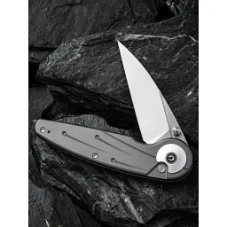 Ніж складаний туристичний Civivi Starflare, (8.4 см) Nitro-V / Aluminum сірий - мініатюра 12