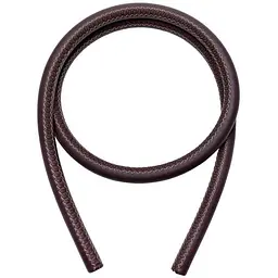 Шкіряний шланг для кальяну Wookah Leather коричневий