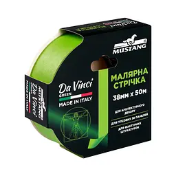 Стрічка малярна Mustang Da Vinci зелена 38 мм x 50 м