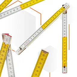 Лінійка дерев'яна складна Polax 1 м 24.5х9.2х8.2 см (38-071) - мініатюра 4