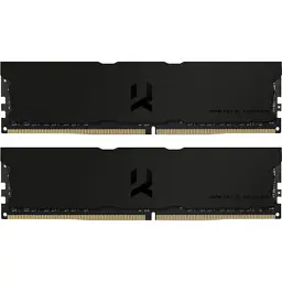 Модуль пам'яті для комп'ютера DDR4 32GB (2x16GB) 3600 MHz Iridium Pro Deep Black Goodram (IRP-K3600D4V64L18/32GDC)