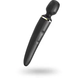 Вібромасажер Satisfyer Wand-er Woman (Black/Gold)