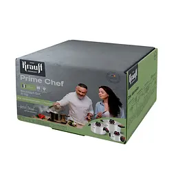 Набір з 3-х каструль Prime Chef 1,6 л, 3,6 л, 6,8 л + лопатка, картоплемялка та ополоник - мініатюра 5