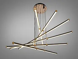 LED підвісна люстра Diasha до 25 м2 без пульта.