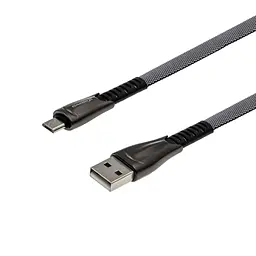 Дата кабель USB 2.0 AM to Micro 5P 1.0m black Grand-X (FM09) - мініатюра 2
