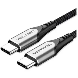 Дата кабель USB-C to USB-C 2.0m aluminum gray Vention (TADHH)