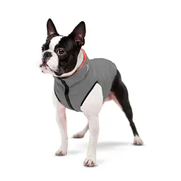 Курточка для собак AiryVest двостороння розмір М 45 коралово-сіра   - мініатюра 4