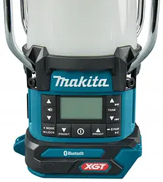 Радіоприймач з ліхтарем акумуляторний Makita MR010GZ (XGT, Bluetooth, USB, 3 Вт, 310 Лм, без акумуляторів та зарядного пристрою) - мініатюра 3