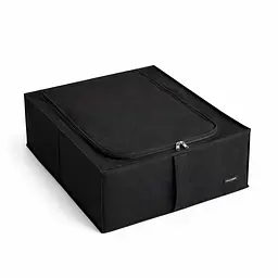 Кофр ORGANIZE для зберігання взуття та речей на 2 відділи 50*41*18 см (чорний) - мініатюра 2