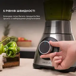 Блендер Cecotec Power Titanium 2000MAX PerfectMix Black CCTC-04140 (8435484041409) - мініатюра 6