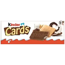 Печиво Kinder Cards 5 шт. 128 г