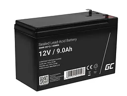 Акумуляторна батарея AGM Green Cell VRLA 12 V 9 Ah для ДБЖ (AGM06)