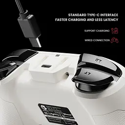 Геймпад XiaoJi GameSir T4 Pro Wireless White [91974] - мініатюра 5