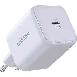 Зарядний пристрій Ugreen USB-C GaN 45W X524 white (65053)