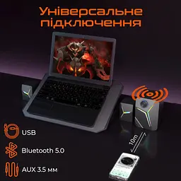Акустична система Meetion SP2111 Black (MT-SP2111BT-A) - мініатюра 6
