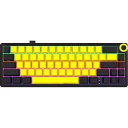Клавіатура Lorgar KBP70MW Black/Yellow (LRG-KBP70MW-YL-US) [144810] - мініатюра 1
