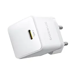Мережевий зарядний пристрій Baseus Palm Fast Charger Type-C 30W + Cable Type-C to Type-C P10111605213-01 White - мініатюра 3