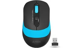 Миша A4Tech Fstyler FG10 2000dpi чорний+синій, USB, Wireless