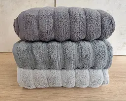 Набір турецьких махрових рушників Cestepe MicroCotton Premium 3 штуки 50x90 Ezgi 9 щільність 600 г/м2 - мініатюра 3