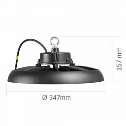 LED світильник висотний ХайБей VIDEX 200W 5000K 36000Lm Чорний - мініатюра 6