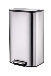 Відро для сміття з плавним закриттям прямокутне Mixxus Cubic-TC0112 SS Color 12л нержавіюча сталь MI7089, Нержавіюча сталь - мініатюра 9