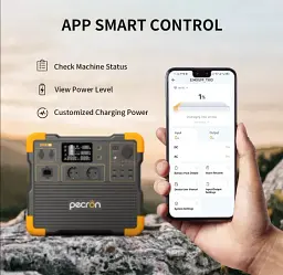 Зарядная станция Pecron E2400LFP APP Control, (електростанція для дому, UPS, ДБЖ) - мініатюра 6