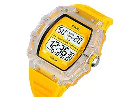 Чоловічий наручний годинник 2296WTYL White-Yellow Skmei acs0030037 - мініатюра 4