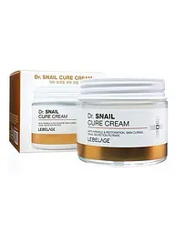 Крем LEBELAGE для обличчя Dr. Snail Cure відновлювальний проти зморщок 70 мл
