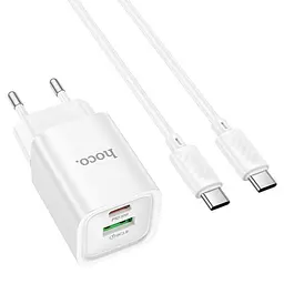МЗП Hoco C149A Charm PD30W+QC3.0 charger set(Type-C to Type-C)(EU) Black
