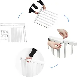Ґратки дерев'яні Badabulle Deco Pop білі (B025225) - мініатюра 6