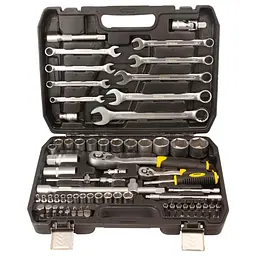 Набір насадок торцевих і біт Sigma 1/4", 1/2" 82 шт CrV mid (6001551) - мініатюра 4