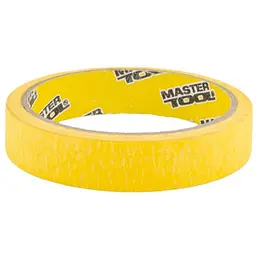 Стрічка малярська Mastertool 19 мм х 20 м жовта (в упаковці 15 шт.)