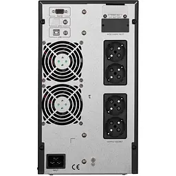 ДБЖ безперервної дії (Online) 2E OD3000, 3000VA/2700W, LCD, USB, USB, 3xSchuko (2E-OD3000) - мініатюра 6