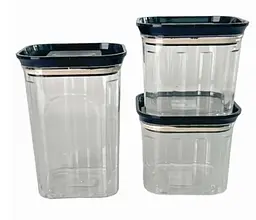 Набір акрилових контейнерів Motek Smart 3 шт з кришкою (0,5 л + 0,5 л + 1 л) (SM-SET) - мініатюра 7