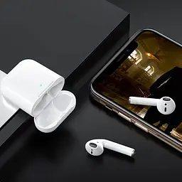 Бездротові навушники Hoco EW02 TWS, з мікрофоном, Bluetooth 5.1, білі - мініатюра 4