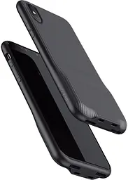 Чехол Baseus Audio Case для iPhone X / XS (Audio + Charge / Double lightning) Black - мініатюра 2