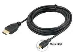 Кабель HDMI M-micro M, 1.5 м, V1.4 - мініатюра 2