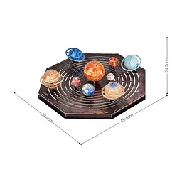 Пазл Cubic Fun Тривимірна головоломка-конструктор Stem Сонячна система (DS1087h) - мініатюра 3