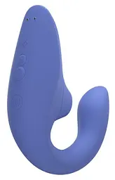 Вагінально-кліторальний стимулятор Womanizer Blend Vibrant Blue - мініатюра 3