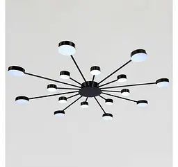 Світлодіодна люстра стельова Artlight 6473/16 з круглими плафонами, 100 Вт - мініатюра 2